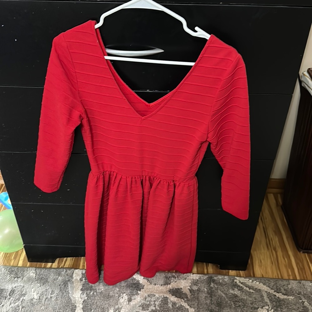 Red dress